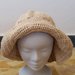 cappello estivo color sabbia