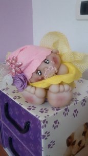 Bambola "Elisabeth" creata con le calze di nylon