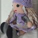 bambola amigurumi versione inverno