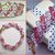 Bracciale con cristalli bicono rosa