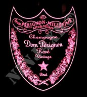 Dom Perignon Rosè Luminous Label Vaso da bottiglia Champagne