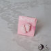 Card Art rosa invito Piedini per battesimo bimba, baby shower e favors nascita