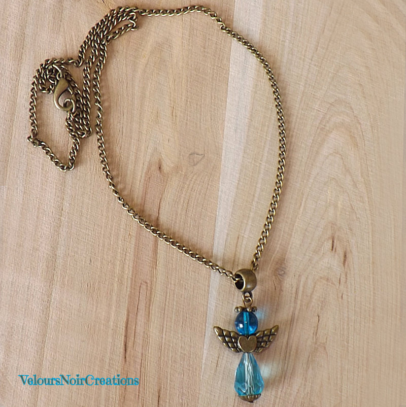 Collana Angelo Custode FJ - Argento 925 Con Zirconi