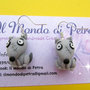 Orecchini Frankenweenie in Fimo Fatto a Mano Sparkly