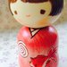 Bambola giapponese - Kokeshi Ochame