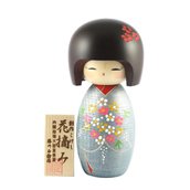 bambola giapponese - Kokeshi Abbraccio dei Fiori