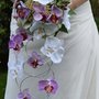 Bouquet orchidea realizzato a mano