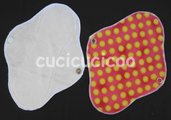 salvaslip impermeabile lavabile (BAMBU BIO bianco) / waterproof AIO cloth pantyliner pad