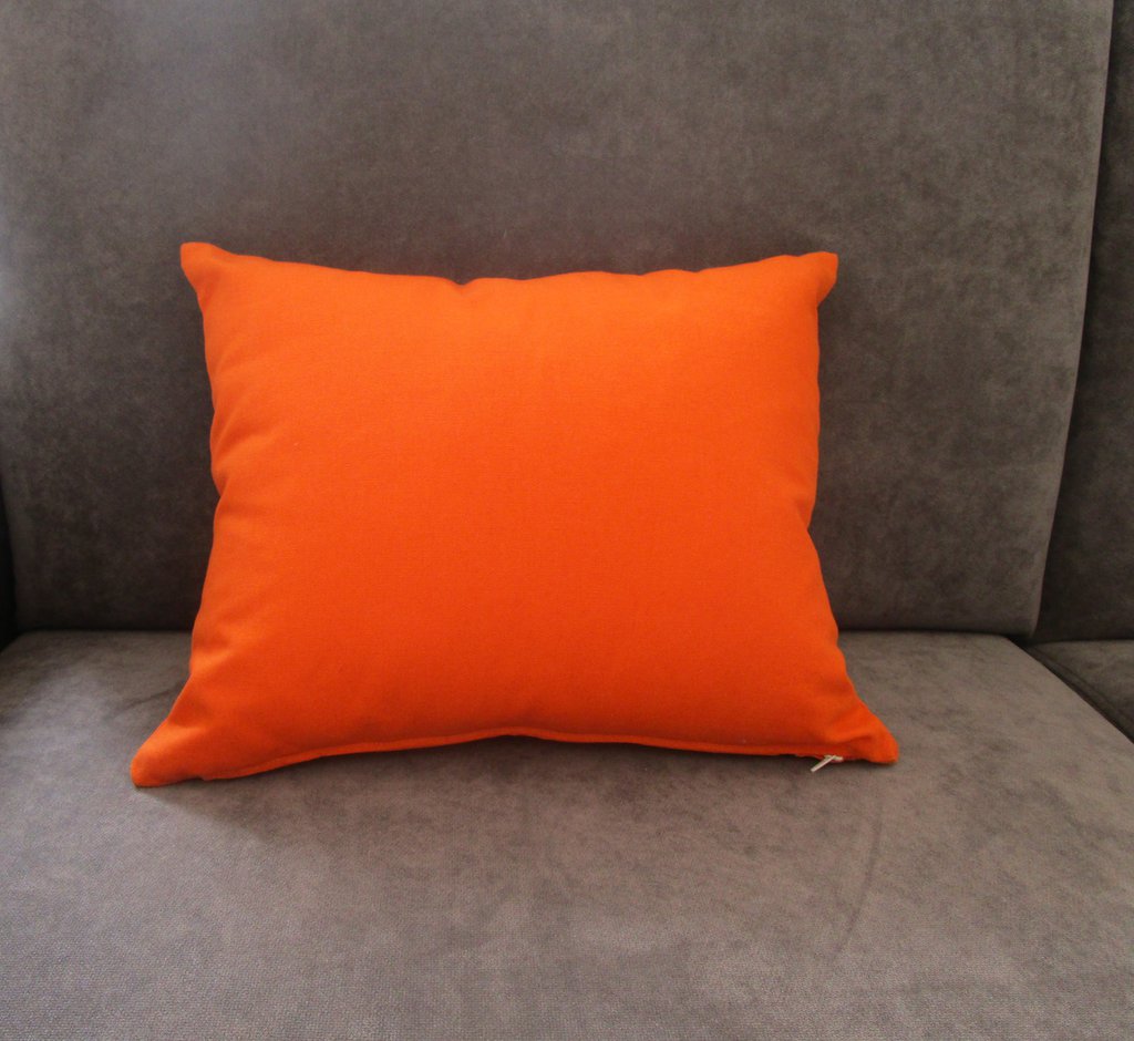 Cuscino Decorativo In Seta Dupioni Color Ruggine – 40x40 Cm – Federa Con Cerniera Invisibile, Da Ruwado.de