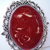 Collana cameo smalto rosso/beige