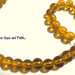 LOTTO 10 perle in vetro color "Ambra" (6 mm)  (cod.11626)