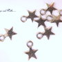 Charm ciondolo "Stellina" (8x11 mm) (cod.00349)