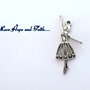 Charm ciondolo  "Dancer" (8x18mm) (cod.00530)