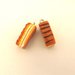 UN CIONDOLO FIMO - merendina snack brioss - realistica kawaii per orecchini braccialetti portachiavi collane e anelli