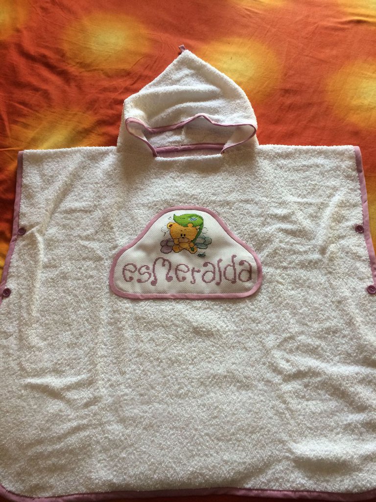 Poncho Accappatoio Bambino 0-2 Anni ICEBLU - In Bambù, Con Cappuccio, Made In Italy - Foto 4