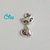 8 charms gatto 17x8mm 