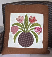 cuscino quillow fiori - un cuscino con dentro un plaid