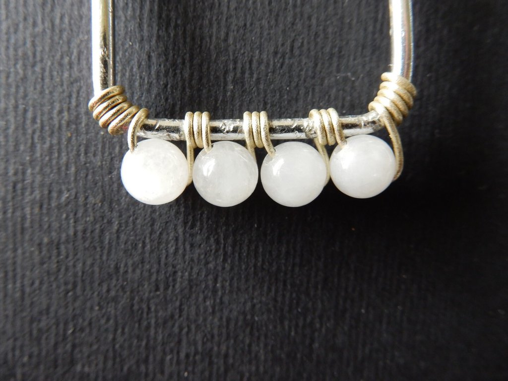 MATERIA Orecchini da donna in argento 925 marrone arancione rodiato