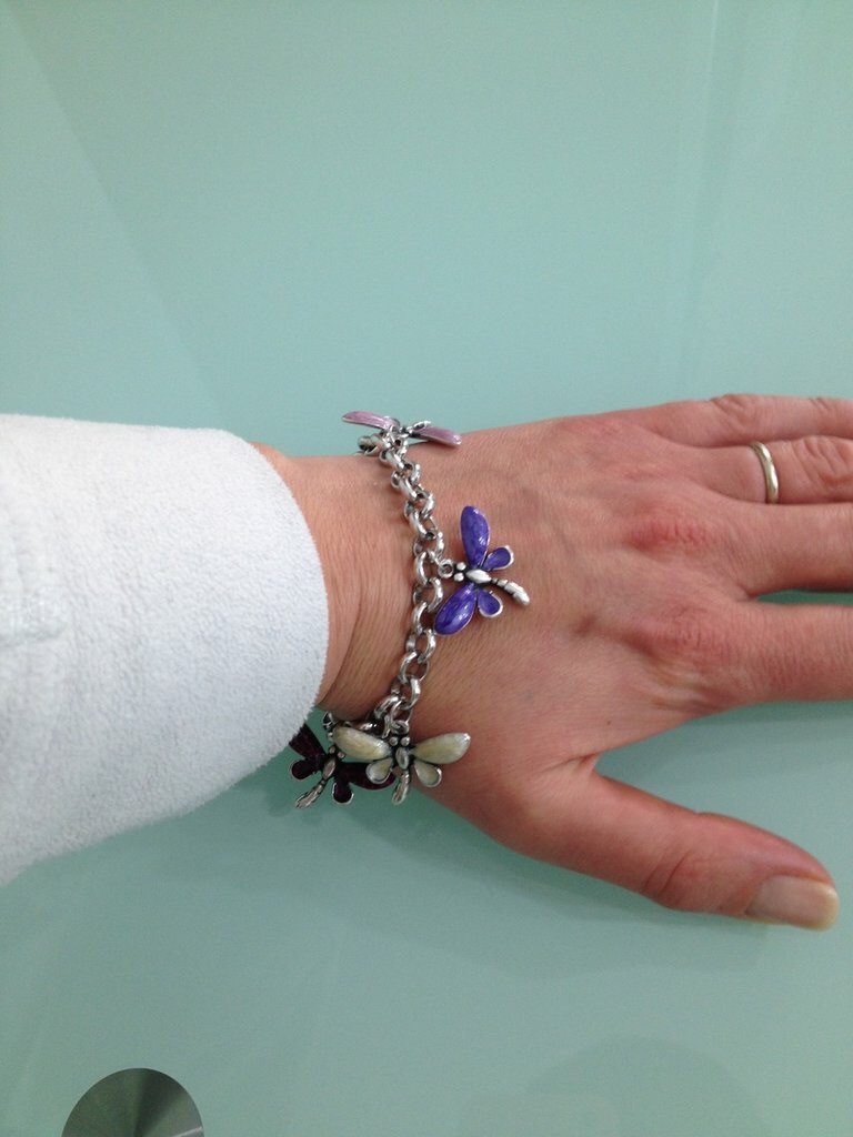 Bracciale Shine Me Up con Libellula Azzurra