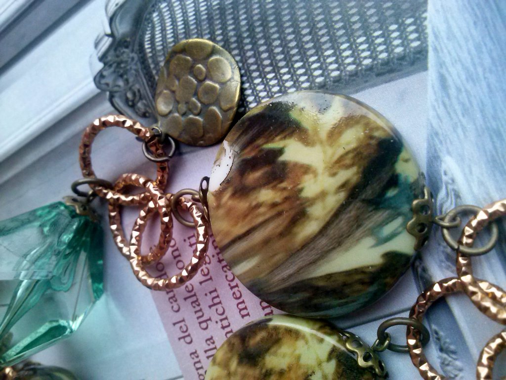 Collana vintage con perle finte, collana per laurea e matrimonio, 28 pollici - Italia