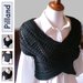 PDF Pattern ORIGINAL DESIGN by Pilland-Horizontal shoulder/ back/ neck/ warmer scarf sweater