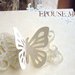partecipazione white butterfly avorio panna 