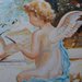 Quadro capoletto angeli olio  su tavola dipinto a mano.