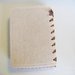 quaderno notes in feltro con gatto turchese e perline