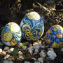 Uova in ceramica genere ornamentale