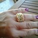 anello turchese e color oro