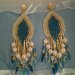 Splendidi orecchini con perle