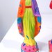Statue Gesù e Madonna colorate stile Pop