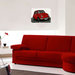 Quadro Fiat 500 rossa pop art acrilico su tela vintage arredo design