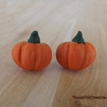 Orecchini A Zucca Halloween In Argento Sterling 925, Ipoallergenici E Senza Nichel, Idea Regalo In Confezione Regalo