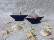 Barchette origami segnaposto/segnagusto 