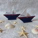 Barchette origami segnaposto/segnagusto 