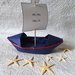 Barche origami segnatavolo tema marinaro
