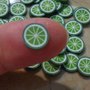 48 GRANDI Fettine di Polymer clay Canes - LIME