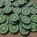 48 GRANDI Fettine di Polymer clay Canes - LIME