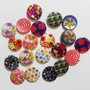 Perline cabochon  misto colore 20 pz