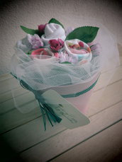 bouquet idea regalo nascita bimba