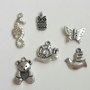 6 charms animali misti