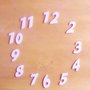 Numeri in legno per orologi e il fai da te 12PZ