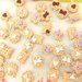 NOVITA LOTTO OFFERTA STOCK - fimo - 10 BISCOTTINI kawaii - per collane orecchini braccialetti