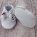 Scarpine ecopelle con fiocco Pupazzo di neve - Bimba 3-6 mesi