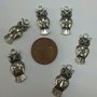 Lotto stock 6 charms charm gufo gufi portafortuna porta fortuna #2