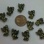 Lotto stock 10 charms charm angelo ali crocefisso bronzo no ferro