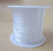BOBINA DA 8 METRI filo di nylon NON elastico - mm 1 