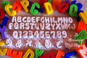 Gessi segnaposto gessetti profumati bomboniera lettere alfabeto e numeri