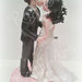 Cake topper matrimonio/anniversario “A lifelong kiss” (personalizzabile)